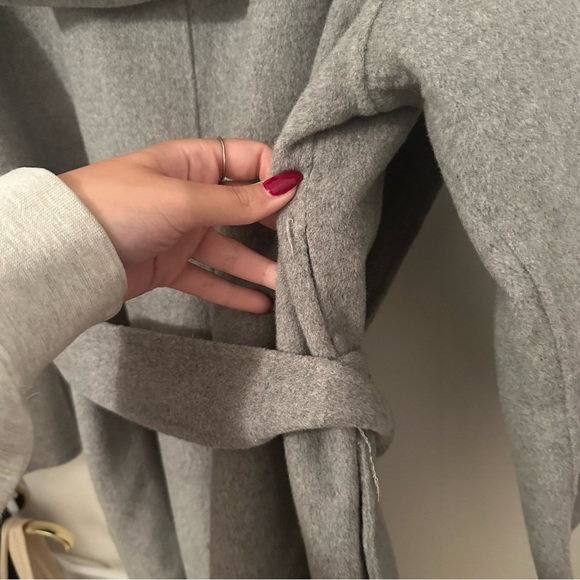 Grey Trench Coat - Picture 4 of 4